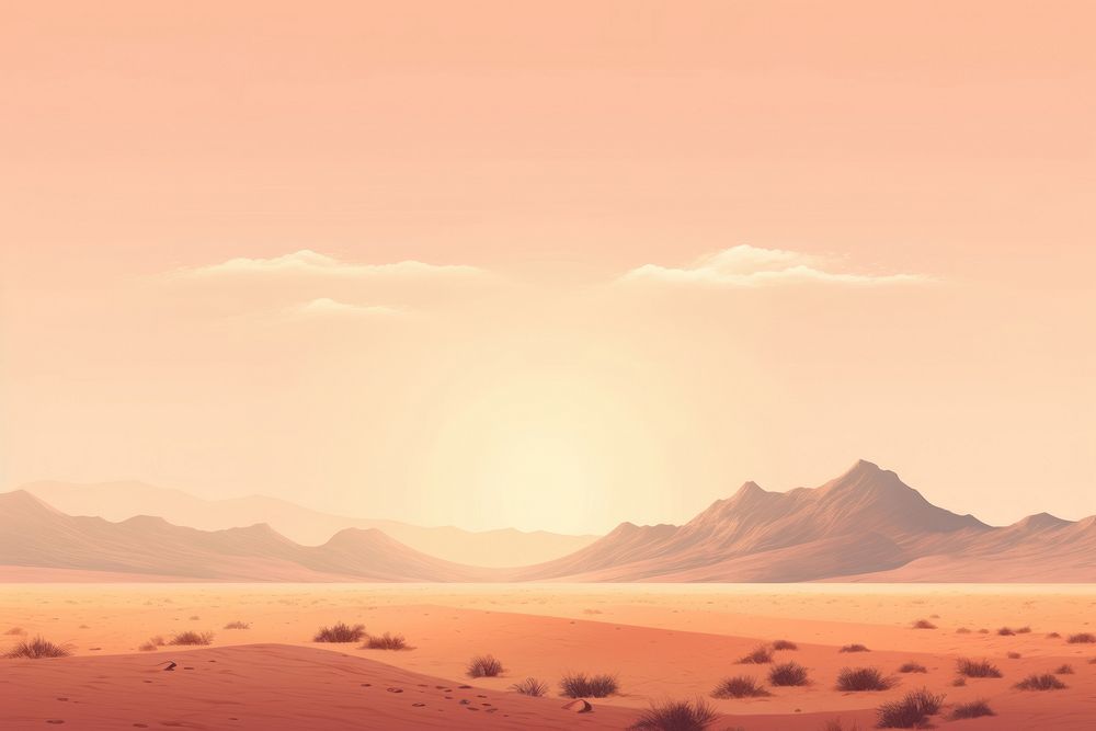 Simple desert border backgrounds landscape outdoors.