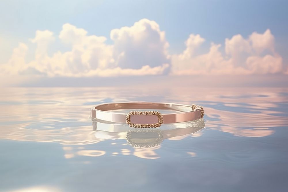 Photography jewelry bracelet cloud ring.