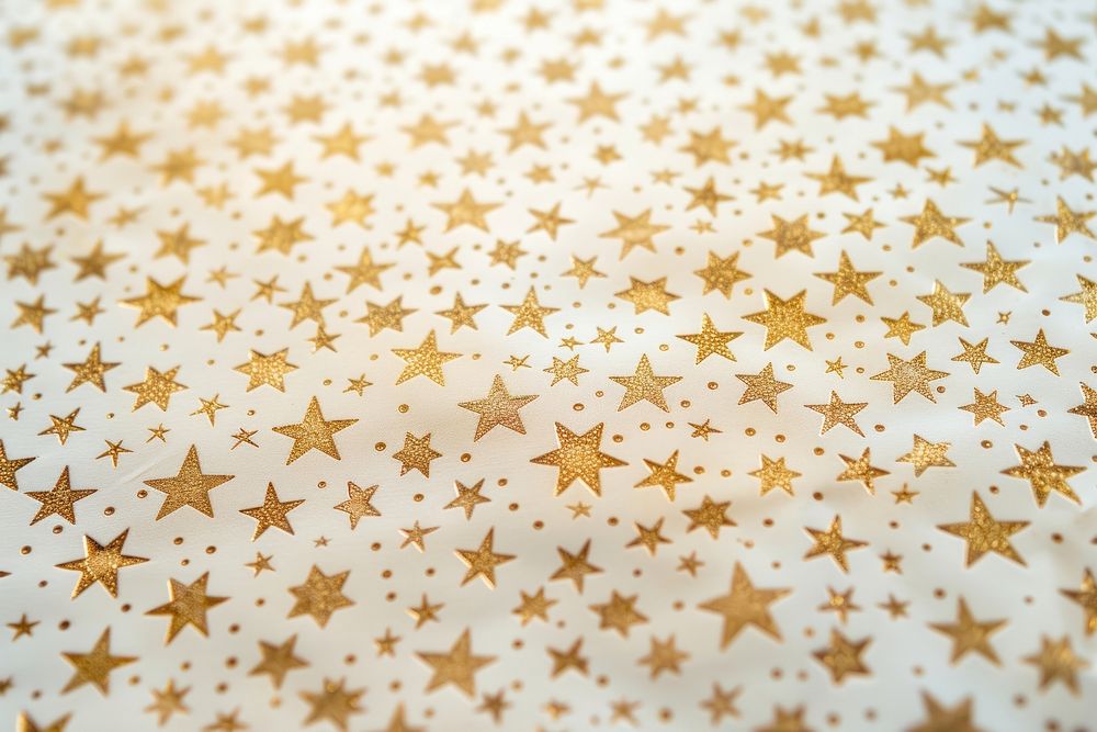 Stars golden pattern backgrounds white paper.