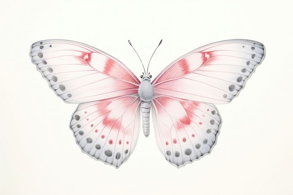 Painting of butterfly drawing animal insect.