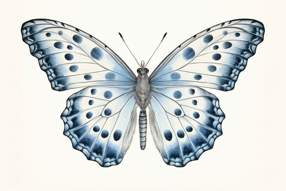Painting of butterfly drawing animal insect.
