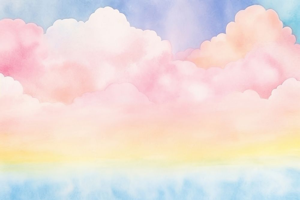 Background cloud backgrounds outdoors painting.