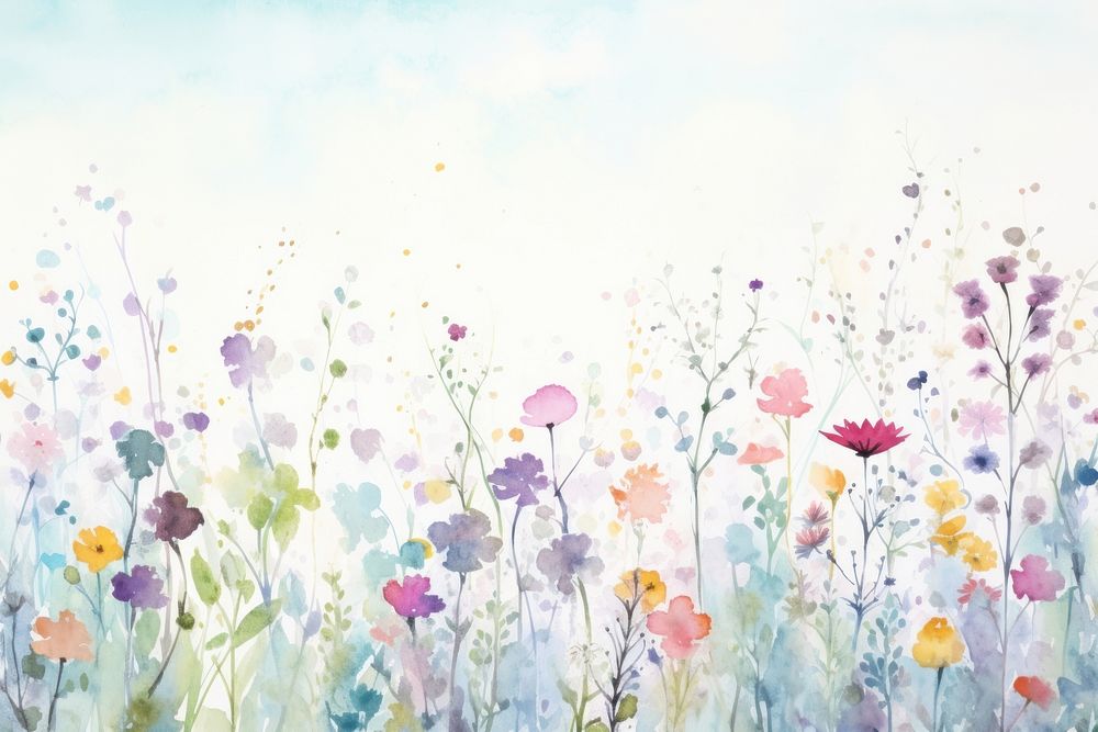 Background flowers painting backgrounds outdoors.