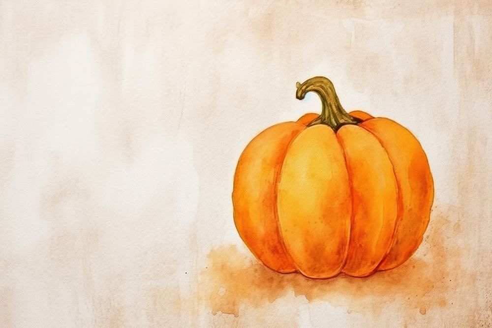 Background halloween pumpkin vegetable painting.