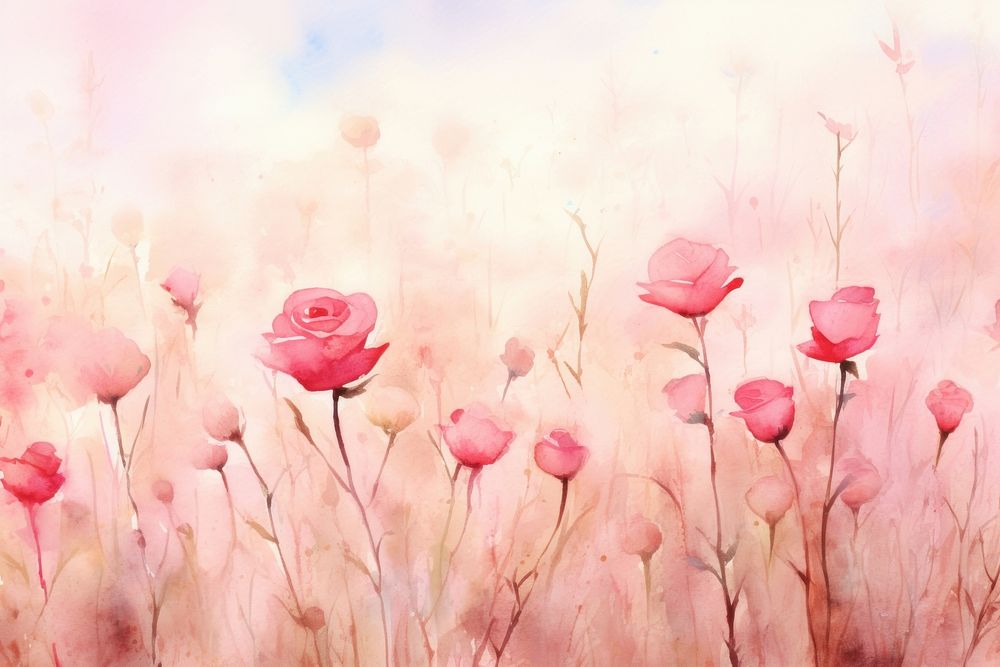 Background rose backgrounds painting blossom.