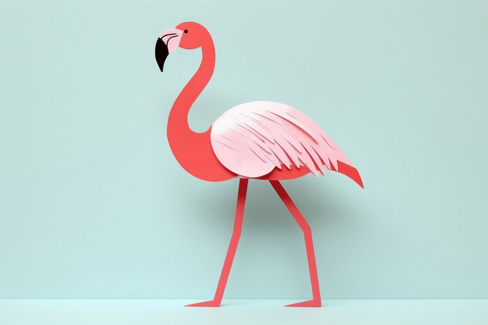 Flamingo animal bird representation.