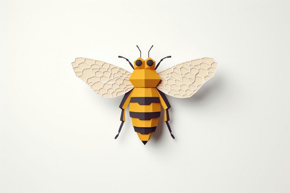 Honey bee and honeycomb insect animal hornet.