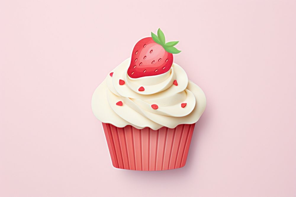 Strawberry Cupcake strawberry cupcake dessert.