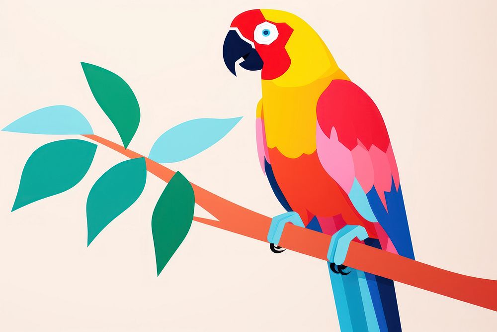 Parrot animal bird creativity.