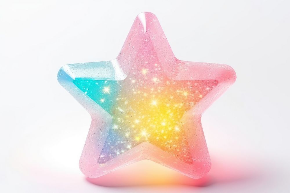 3d jelly star glitter illuminated celebration.