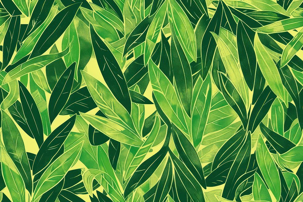 Green pattern of leaf green backgrounds texture.