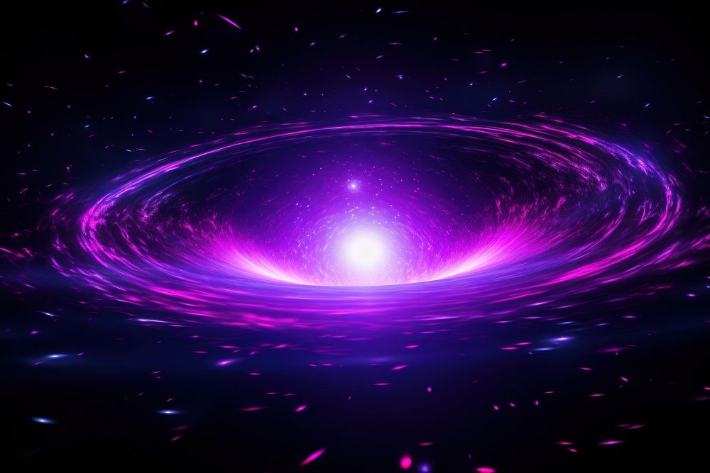 Neon black hole in space background light backgrounds astronomy.