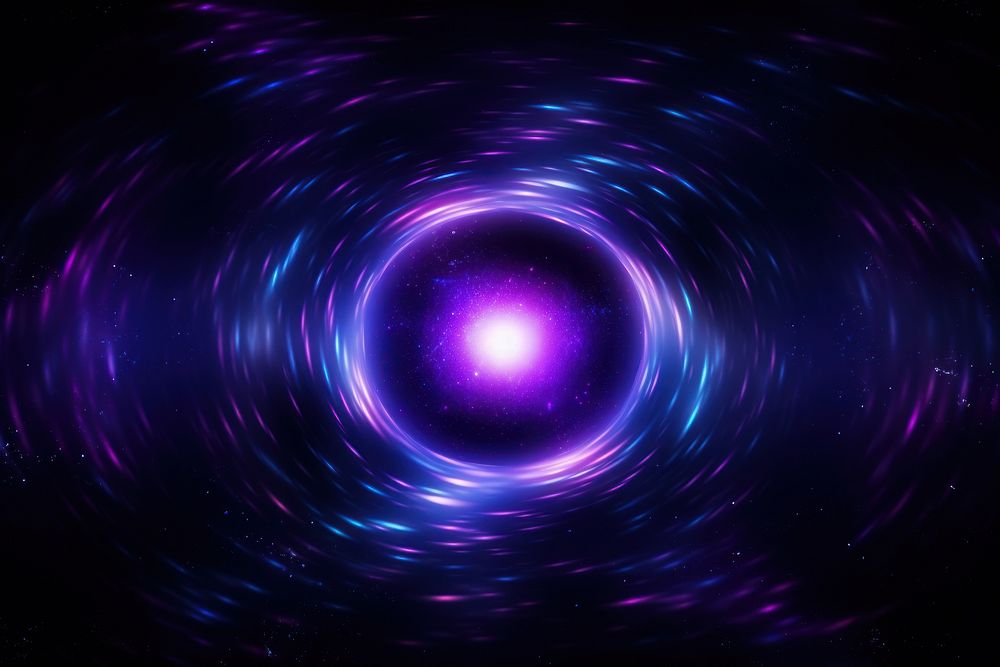 Neon black hole space background | Premium Photo Illustration - rawpixel