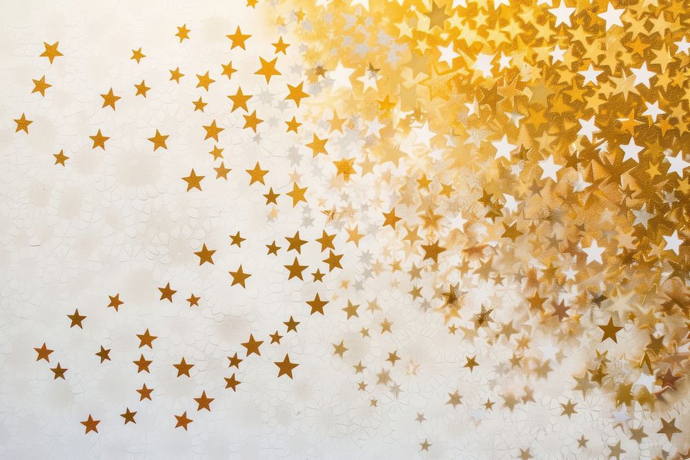 Starry sky golden pattern backgrounds confetti paper.