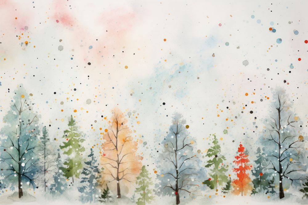 Christmas in garden painting backgrounds christmas.