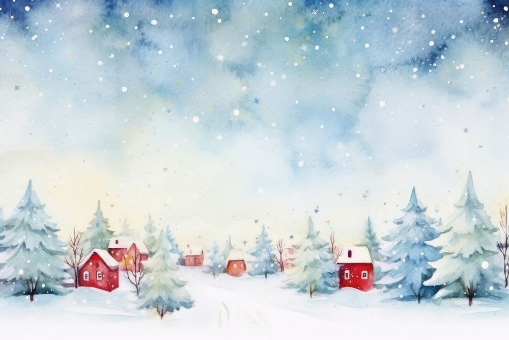 Christmas festival in winter backgrounds landscape outdoors.