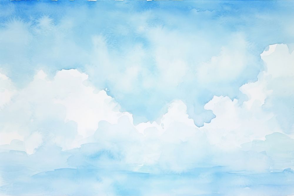 Cloud Technology painting backgrounds outdoors.