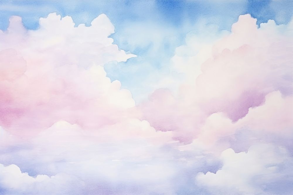 Cloud pastel cloud backgrounds outdoors.