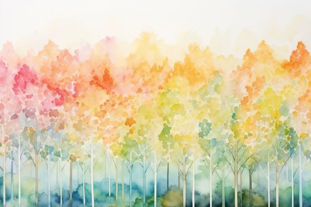 Maple forest painting backgrounds outdoors.