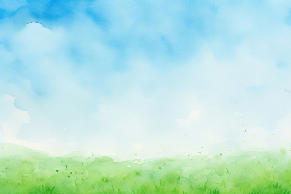 Meadow and sky backgrounds landscape outdoors.