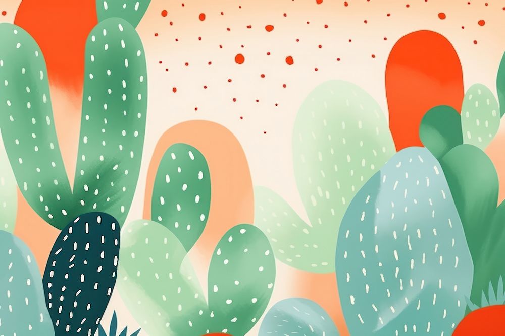 Cactus backgrounds abstract pattern.