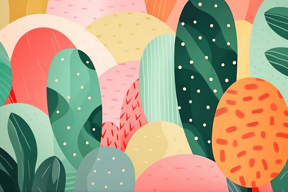 Cactus backgrounds pattern creativity.
