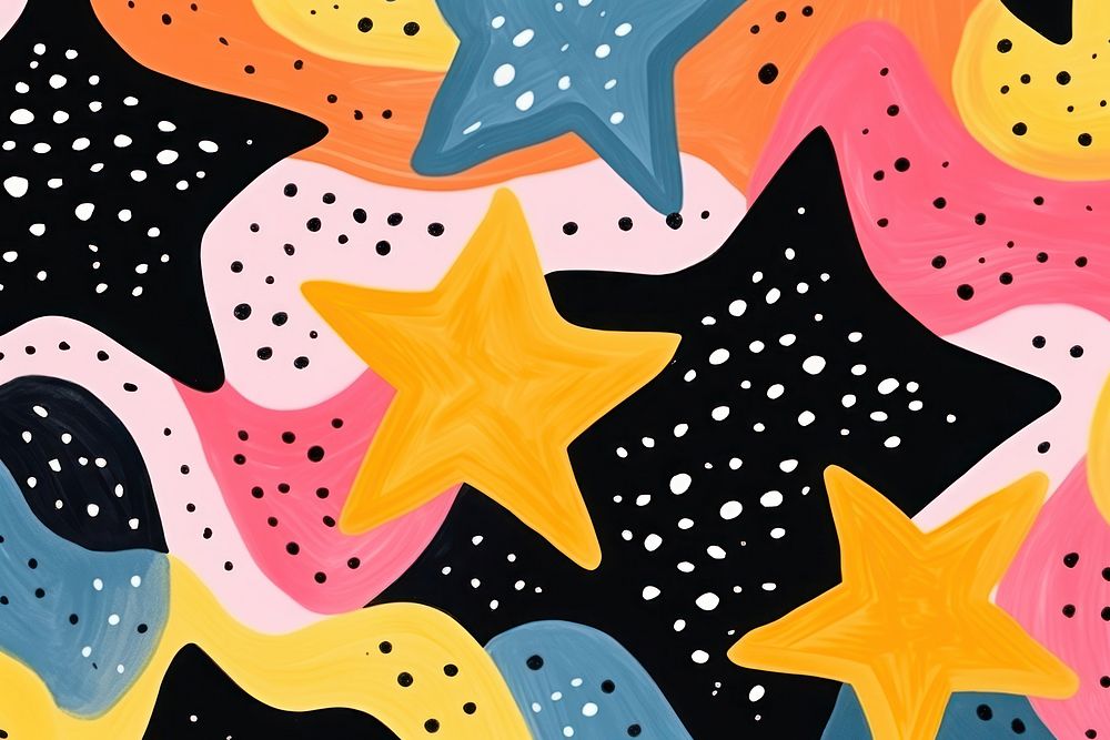 Star backgrounds abstract pattern.