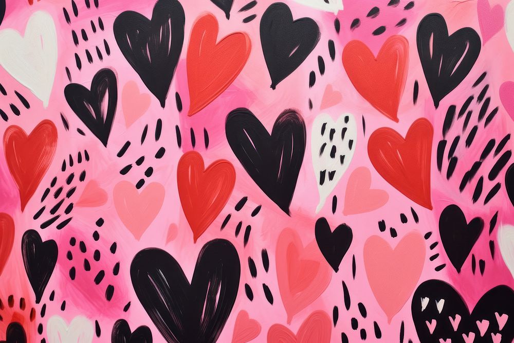 Heart backgrounds pattern line.