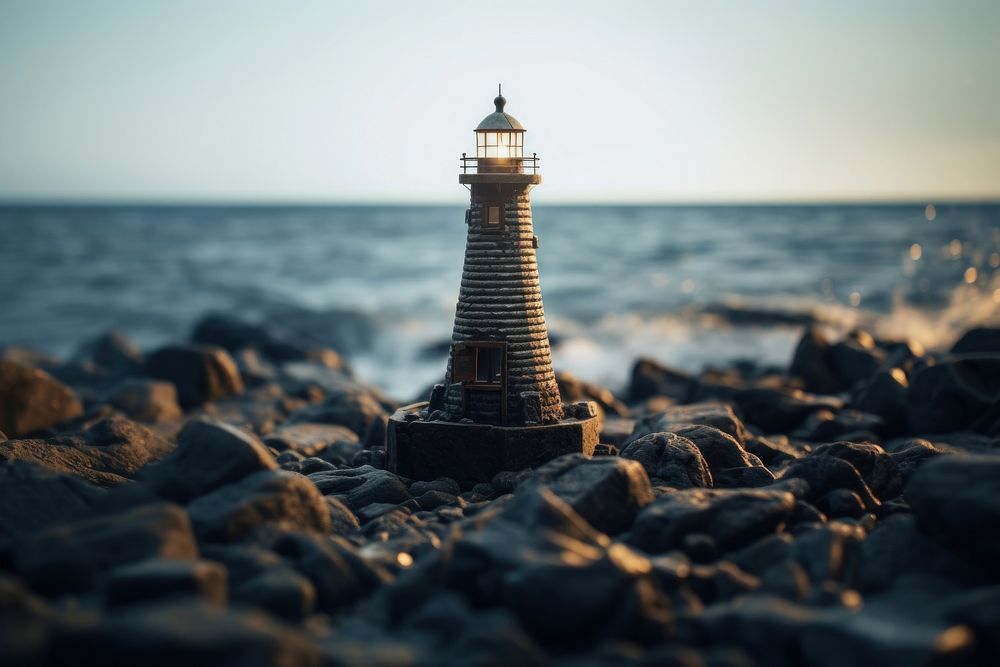 Lighthouse photography outdoors nature.