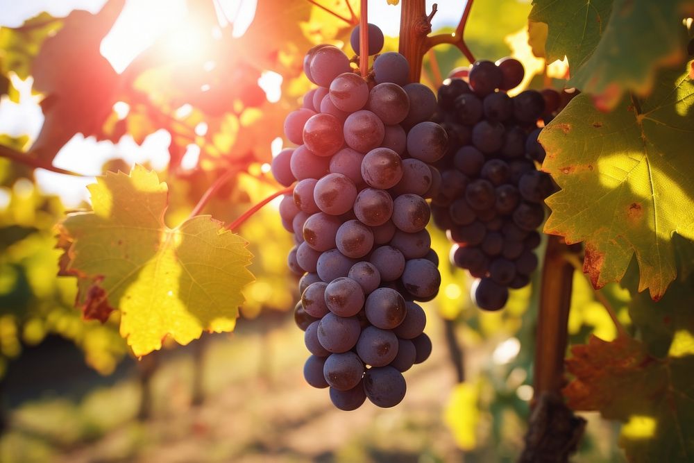 Vineyard grapes landscape outdoors.