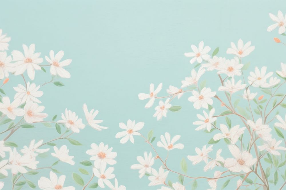 White flowers backgrounds pattern white.