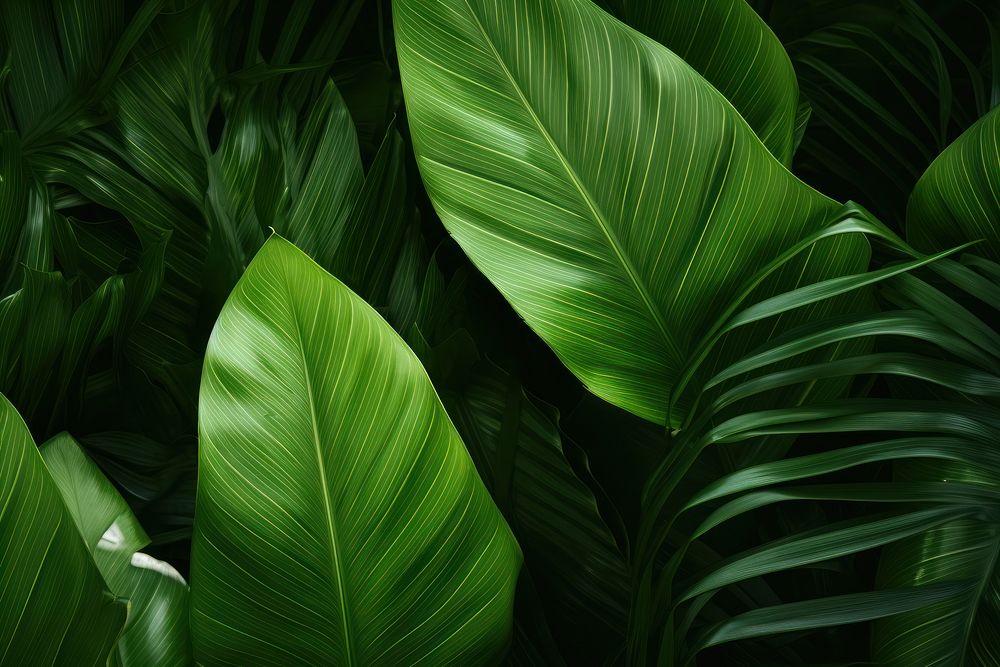 Tropical leaves backgrounds tropics nature.