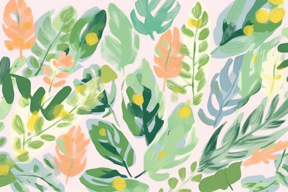 Foliage backgrounds abstract painting.