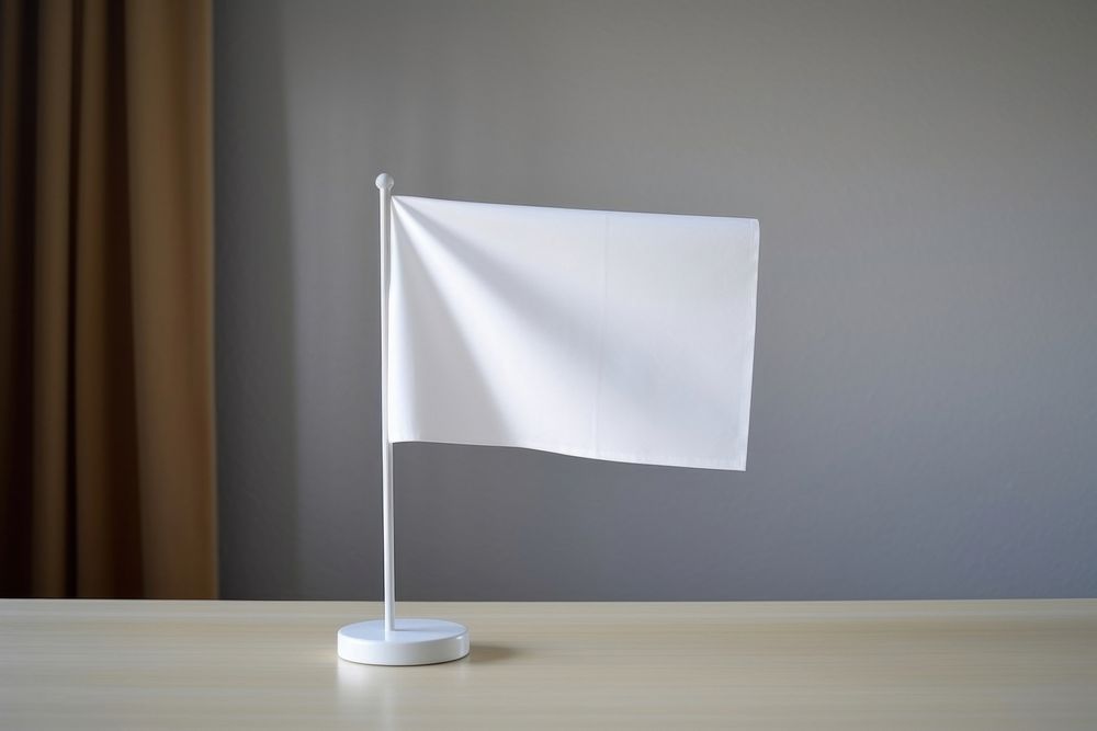 White flag lamp patriotism simplicity.