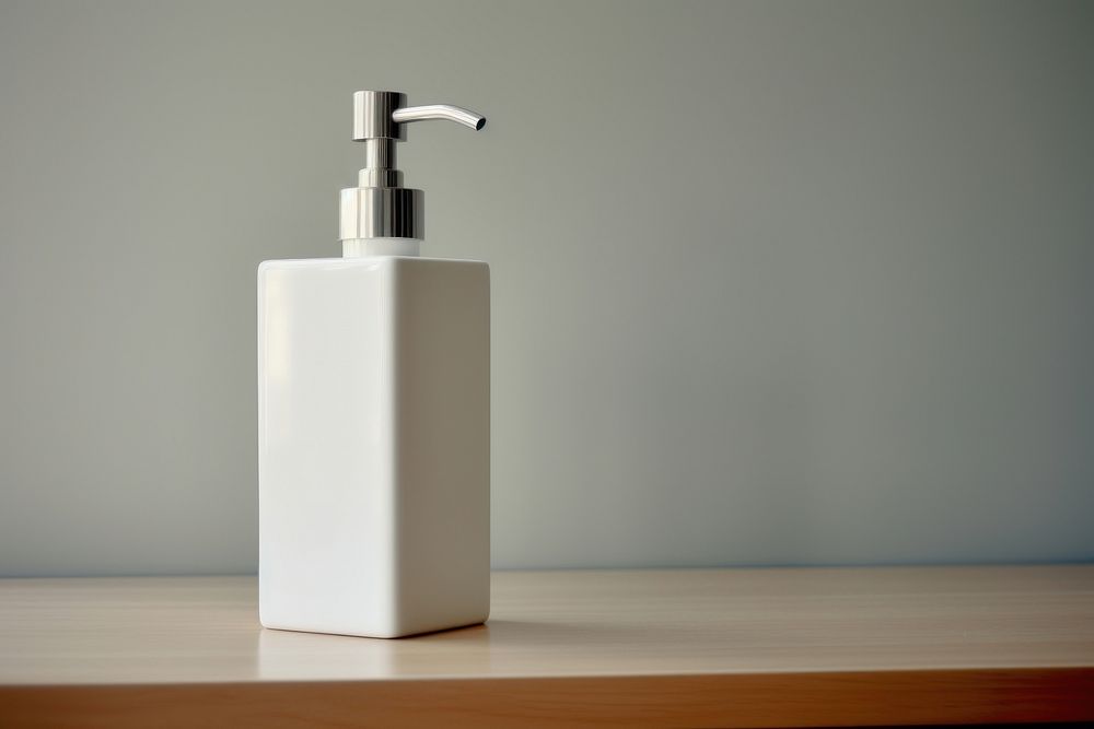 Pump bottle dispenser bathroom sink container.