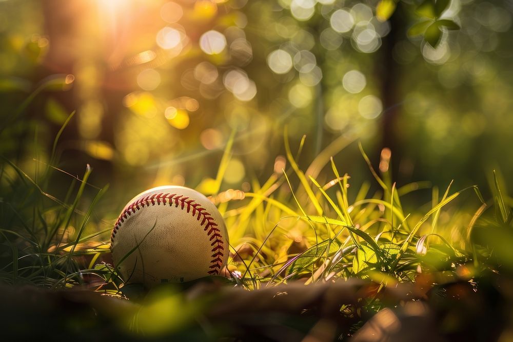 Softball ball baseball outdoors sports.