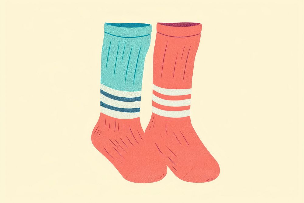 Socks art creativity footwear.