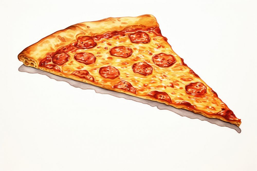 Pizza slice food pepperoni freshness.