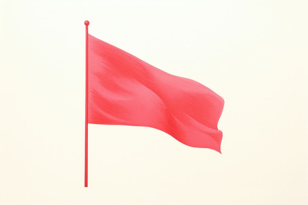 Red flag patriotism striped magenta.