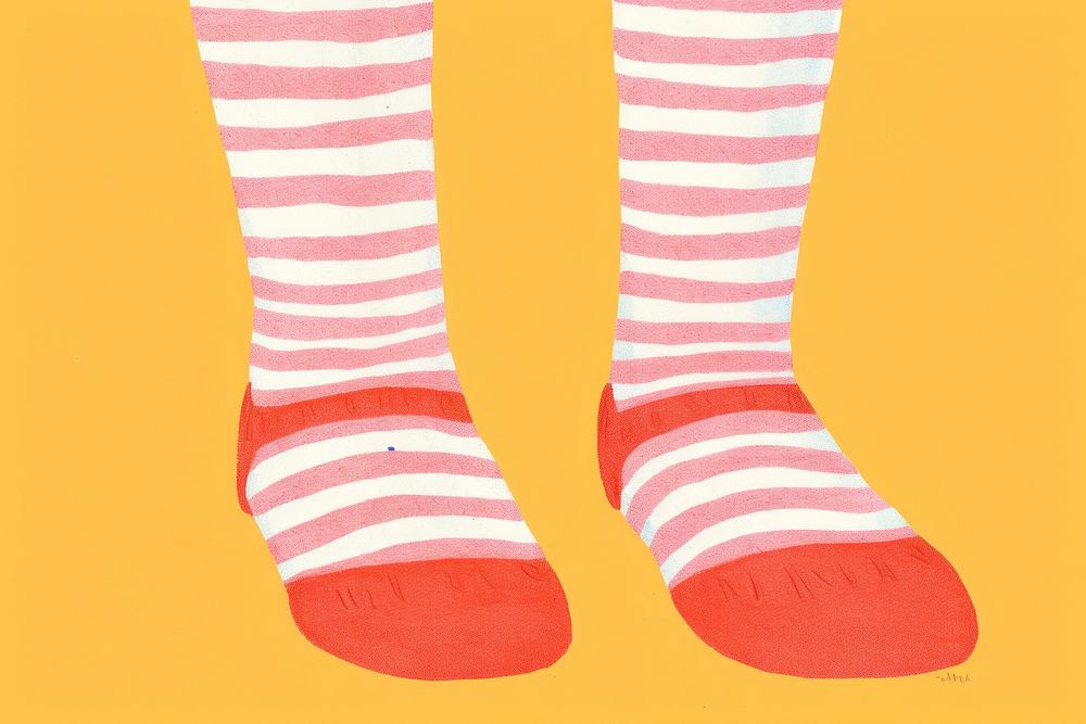 Striped socks pantyhose footwear leggings.