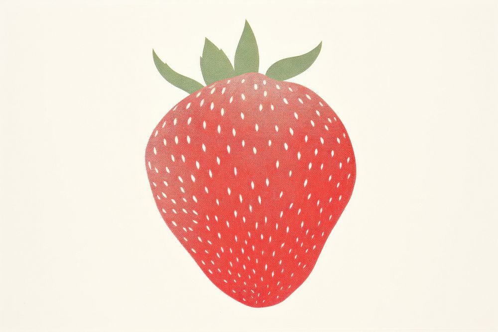 Strawberry fruit plant food.