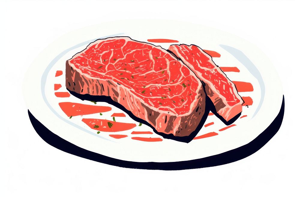 Grilled steak dinner meat food beef.