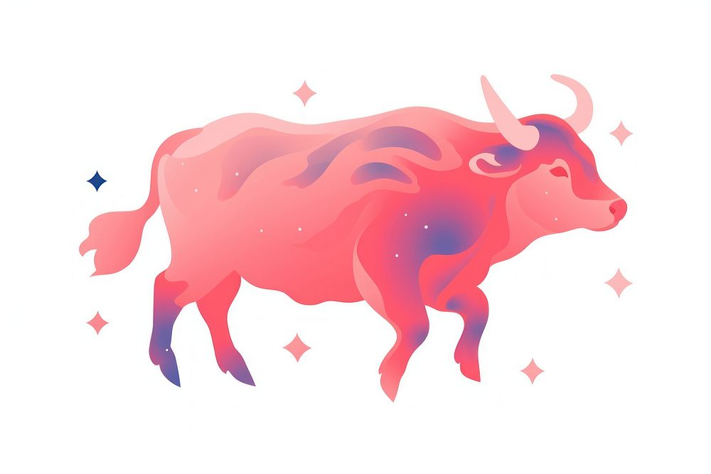 Taurus Zodiac sign livestock buffalo cattle.