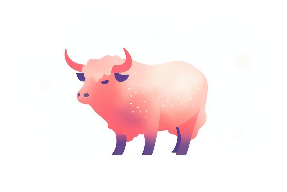 Taurus Zodiac sign livestock buffalo animal.