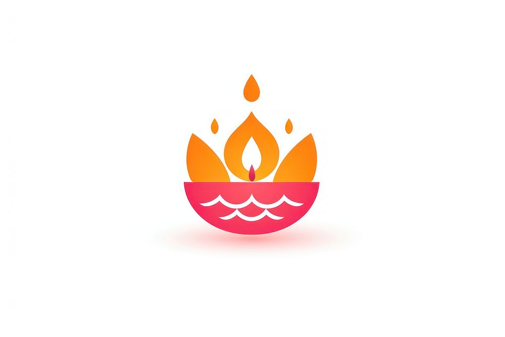 Diwali icon fire illuminated creativity.