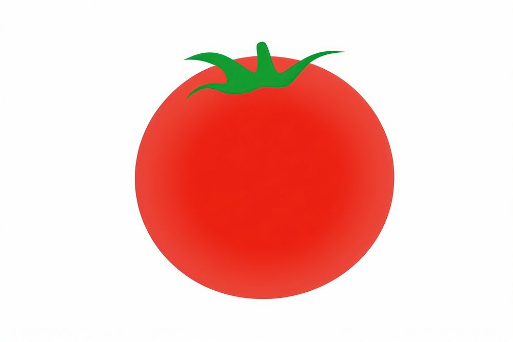 Illustration of tomato vegetable plant food.