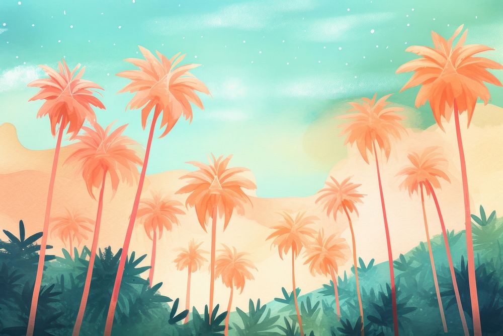 Palm trees backgrounds outdoors nature.