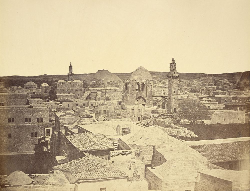 Top View of Jerusalem by James Robertson, Felice Beato and Antonio Beato