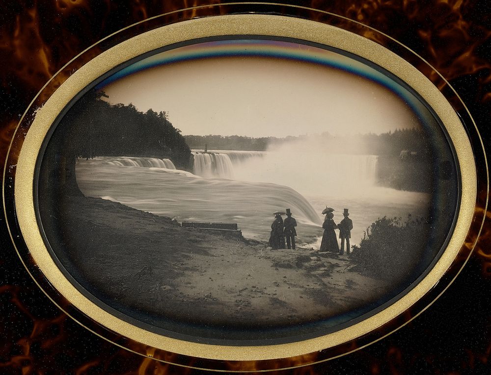 Scene at Niagara Falls by Platt D Babbitt