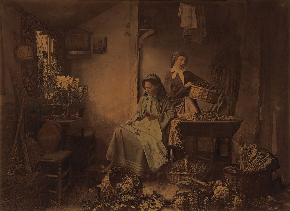 Preparing Spring Flowers for Market by Henry Peach Robinson and Nelson King Cherrill